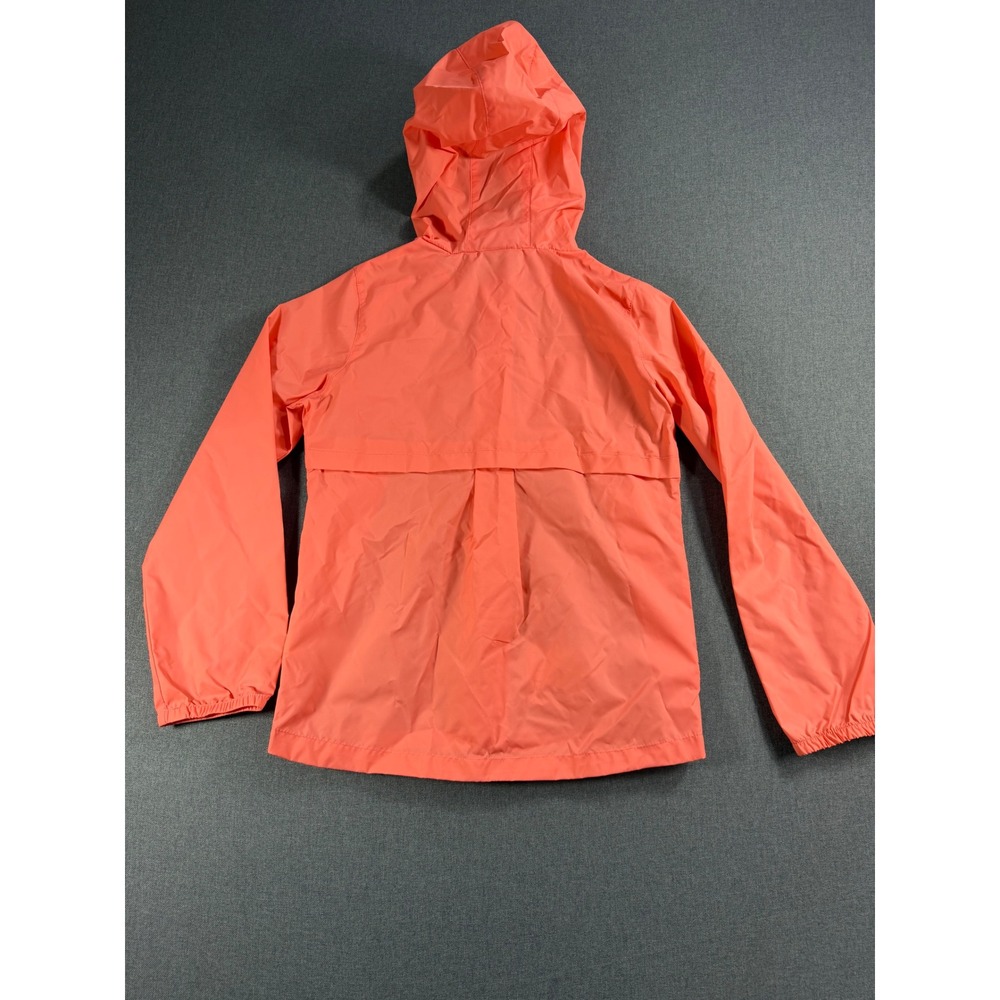 Columbia Kids Switchback Rain Jacket Peach Coral Waterproof Hooded Small 7/8 - Picture 4 of 6